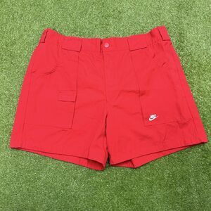 Nike Sportswear Reissue Woven Shorts University Red Men's Size XXL